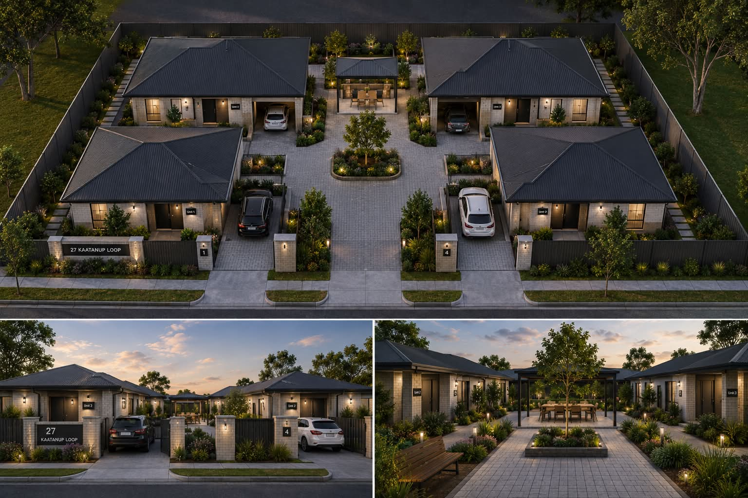 Driveway perspective